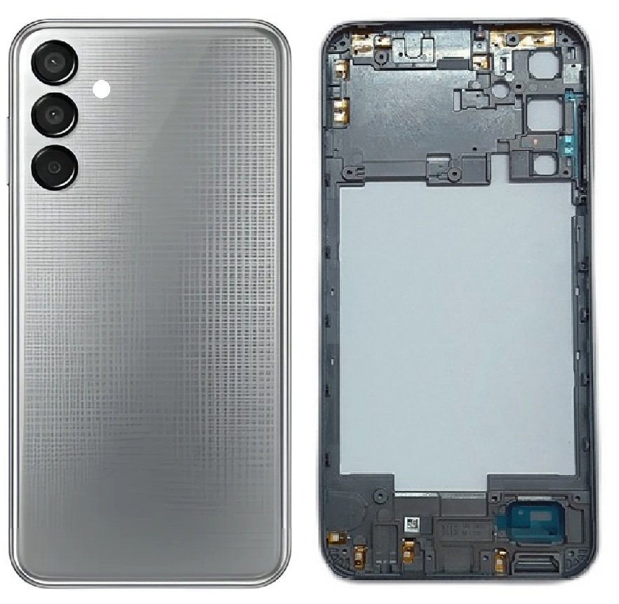 Samsung Galaxy M15 5G Full Body Housing Replacement Back Frame Middle Chassis with Side Keys – Grey, Blue & Green